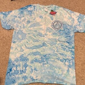 st augustine blue tie-dye tshirt